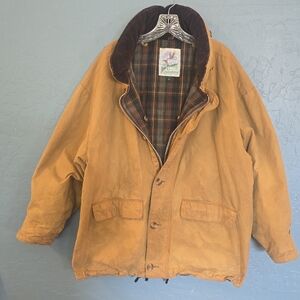 VTG John Partridge Waxed Cotton Shooting Jacket Men's Tan Jacket